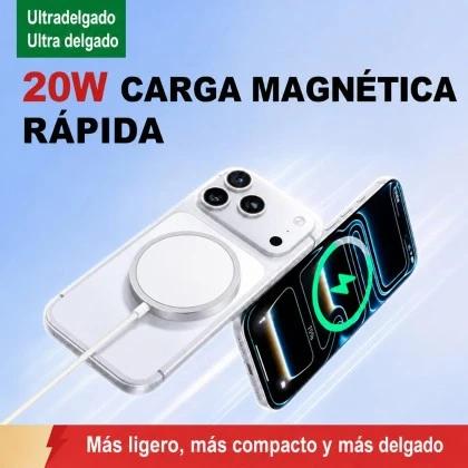 Cargador Inalambrico Magnetico con Carga Rapida Qi